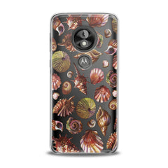 Lex Altern TPU Silicone Motorola Case Seashells Pattern