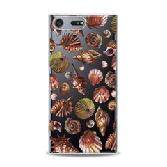 Lex Altern TPU Silicone Sony Xperia Case Seashells Pattern