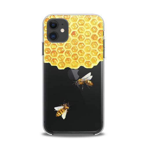 Lex Altern TPU Silicone iPhone Case Honeycomb Bee