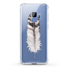 Lex Altern TPU Silicone Samsung Galaxy Case Elegant Feather Theme