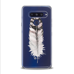 Lex Altern TPU Silicone LG Case Elegant Feather Theme