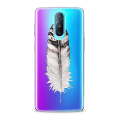 Lex Altern TPU Silicone Oppo Case Elegant Feather Theme