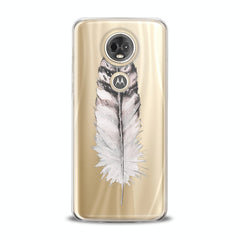 Lex Altern TPU Silicone Motorola Case Elegant Feather Theme