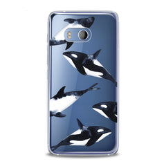 Lex Altern TPU Silicone HTC Case Whale Family