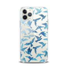 Lex Altern TPU Silicone iPhone Case Printed Blue Doves