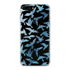 Lex Altern Printed Blue Doves Phone Case for your iPhone & Android phone.