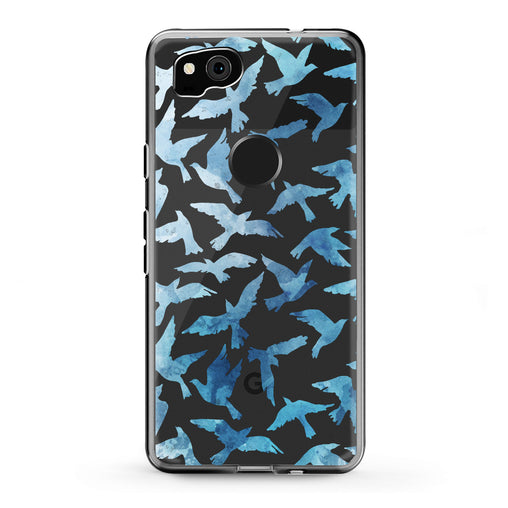 Lex Altern Google Pixel Case Printed Blue Doves