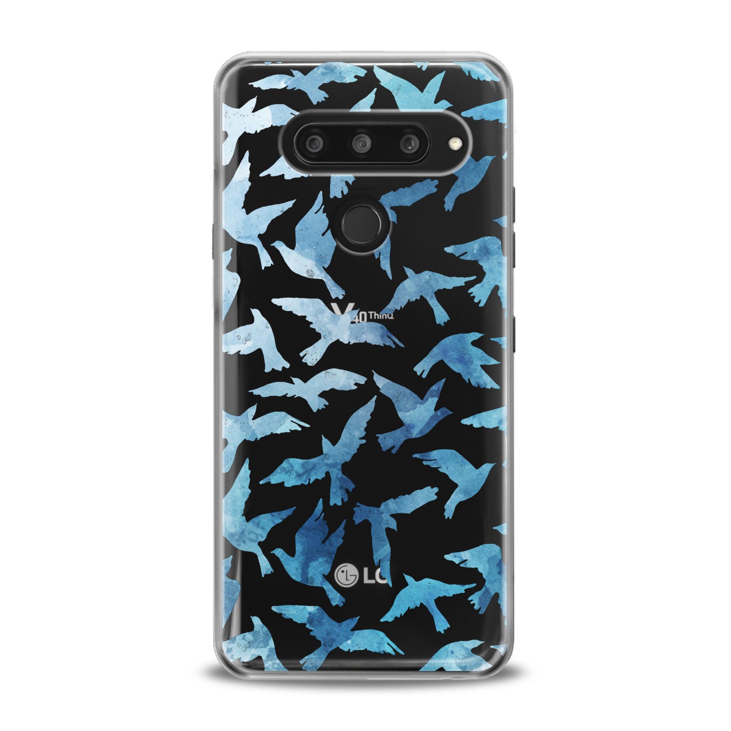 Lex Altern Printed Blue Doves LG Case