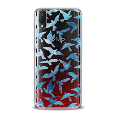 Lex Altern TPU Silicone VIVO Case Printed Blue Doves