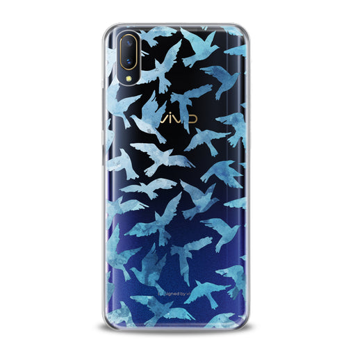 Lex Altern Printed Blue Doves Vivo Case