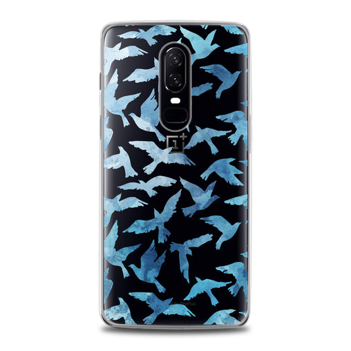 Lex Altern Printed Blue Doves OnePlus Case