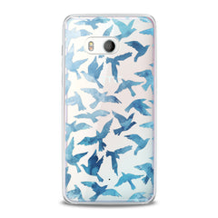 Lex Altern TPU Silicone HTC Case Printed Blue Doves