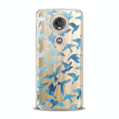 Lex Altern TPU Silicone Motorola Case Printed Blue Doves
