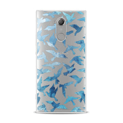 Lex Altern TPU Silicone Sony Xperia Case Printed Blue Doves