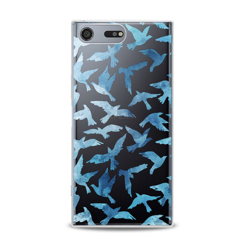 Lex Altern Printed Blue Doves Sony Xperia Case