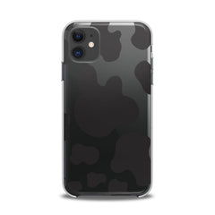 Lex Altern TPU Silicone iPhone Case Black Leopard Pattern