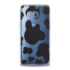 Lex Altern TPU Silicone HTC Case Black Leopard Pattern