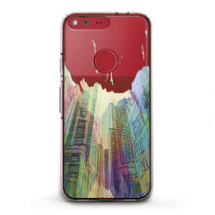 Lex Altern TPU Silicone Google Pixel Case Watercolor City