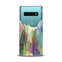 Lex Altern TPU Silicone Samsung Galaxy Case Watercolor City