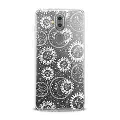 Lex Altern TPU Silicone Phone Case White Celestial Pattern