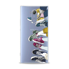 Lex Altern TPU Silicone Sony Xperia Case Nice Sneakers Print