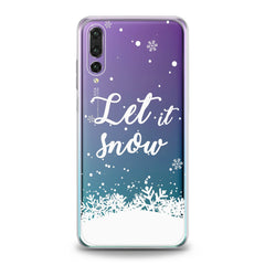 Lex Altern TPU Silicone Huawei Honor Case Snowy Quote Theme