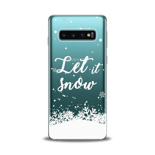 Lex Altern Snowy Quote Theme Samsung Galaxy Case