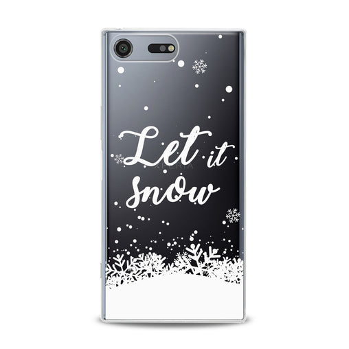 Lex Altern Snowy Quote Theme Sony Xperia Case