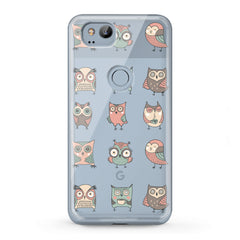 Lex Altern TPU Silicone Google Pixel Case Adorable Owls