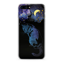 Lex Altern TPU Silicone Phone Case Beautiful Galaxy Cat