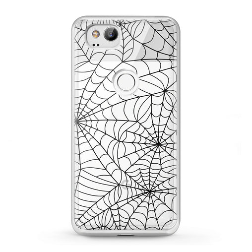 Lex Altern Google Pixel Case Black Spiderweb Pattern