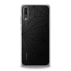 Lex Altern TPU Silicone Huawei Honor Case Black Spiderweb Pattern