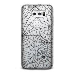 Lex Altern Black Spiderweb Pattern LG Case