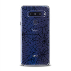 Lex Altern TPU Silicone LG Case Black Spiderweb Pattern