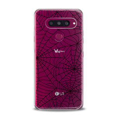 Lex Altern TPU Silicone Phone Case Black Spiderweb Pattern
