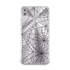 Lex Altern TPU Silicone Asus Zenfone Case Black Spiderweb Pattern