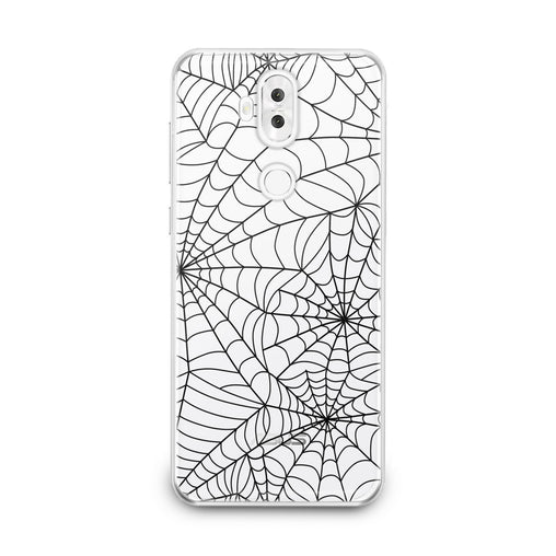 Lex Altern Black Spiderweb Pattern Asus Zenfone Case