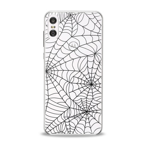 Lex Altern Black Spiderweb Pattern Motorola Case