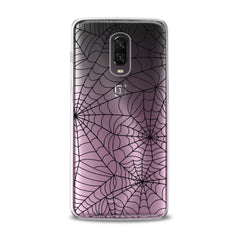 Lex Altern TPU Silicone Phone Case Black Spiderweb Pattern
