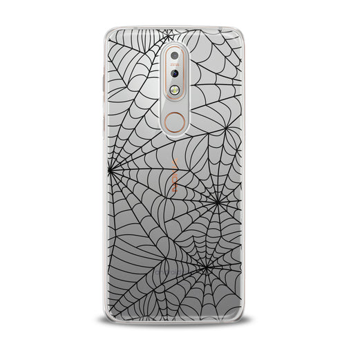 Lex Altern Black Spiderweb Pattern Nokia Case