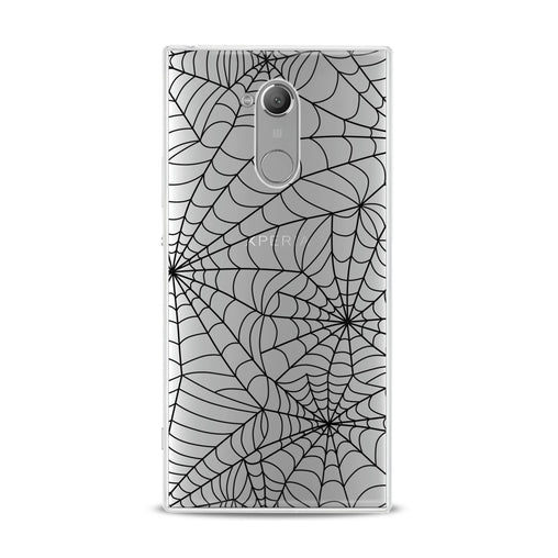 Lex Altern Black Spiderweb Pattern Sony Xperia Case