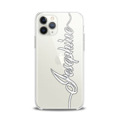 Lex Altern TPU Silicone iPhone Case White Handwritten Pattern