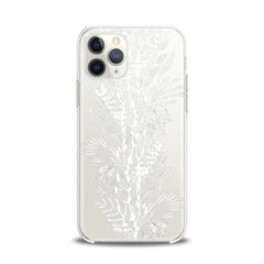 Lex Altern TPU Silicone iPhone Case White Plants