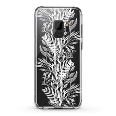 Lex Altern TPU Silicone Samsung Galaxy Case White Plants