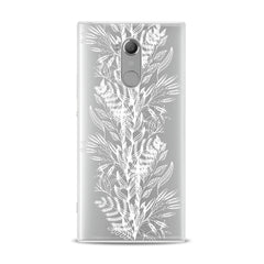 Lex Altern TPU Silicone Sony Xperia Case White Plants