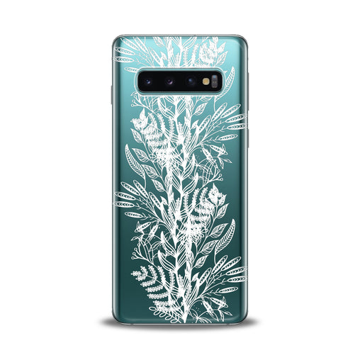 Lex Altern White Plants Samsung Galaxy Case
