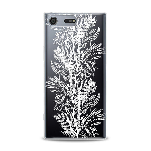 Lex Altern White Plants Sony Xperia Case