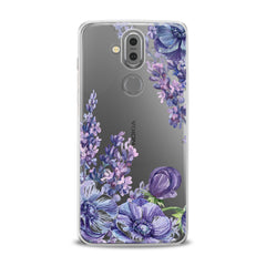 Lex Altern TPU Silicone Phone Case Purple Bloom