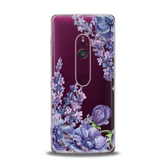 Lex Altern TPU Silicone Sony Xperia Case Purple Bloom