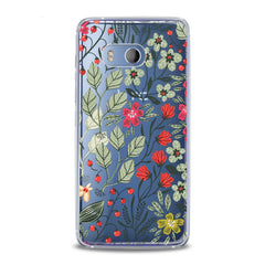 Lex Altern TPU Silicone HTC Case Cute Wildflower Pattern
